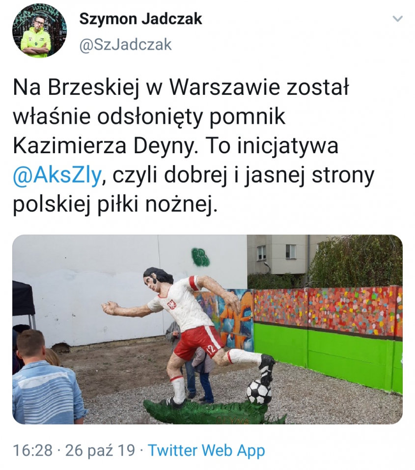 ŚREDNIO udany pomnik Kazimierza Deyny w Warszawie